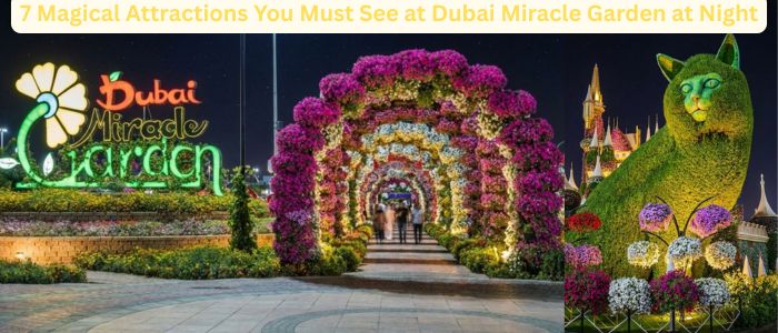 7 Magical Attractions You Must See at Dubai Miracle Garden at Night