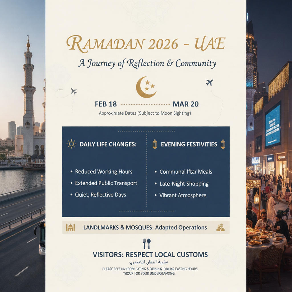 ramdan 2026 in dubai infographics