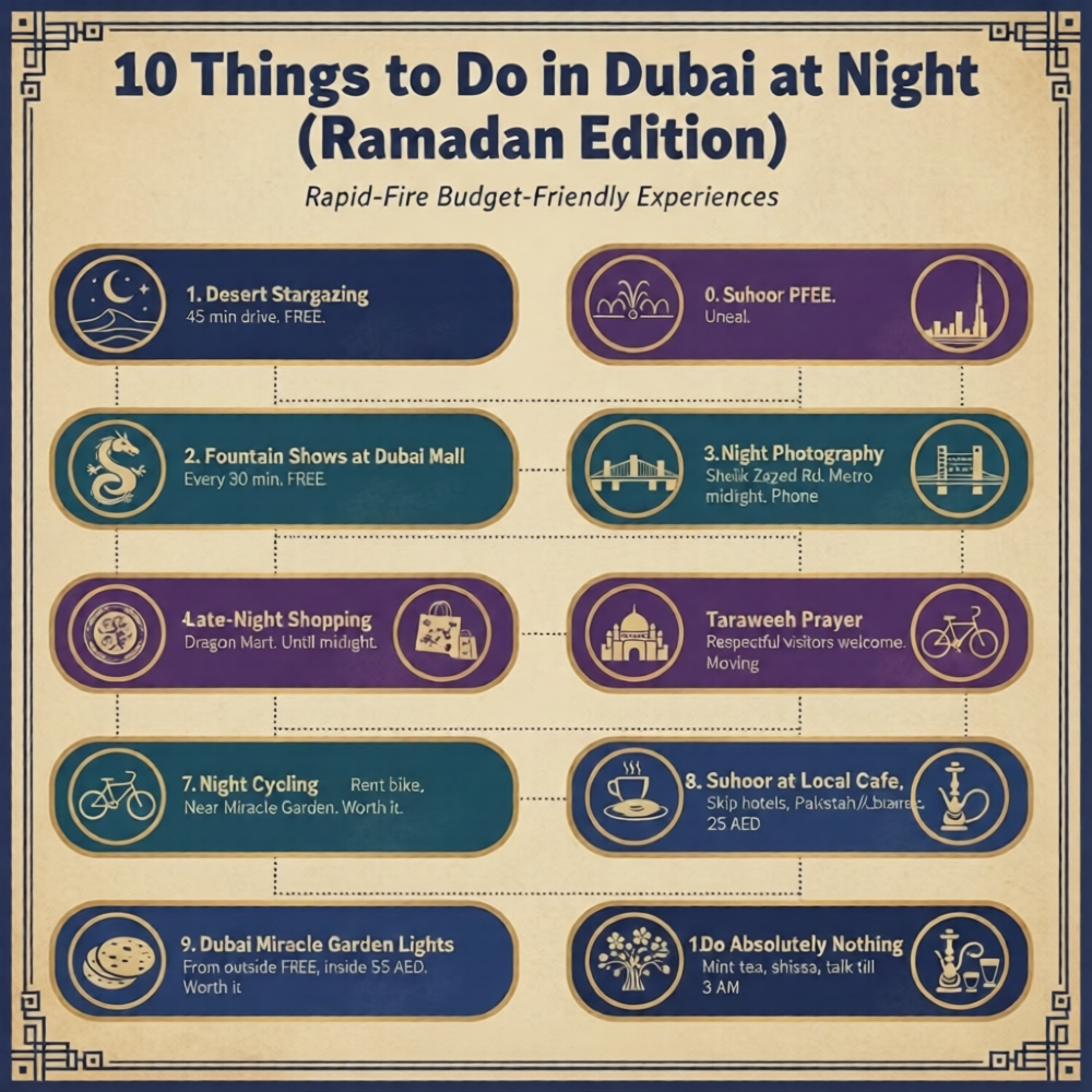 10 Things to Do in Dubai at Night