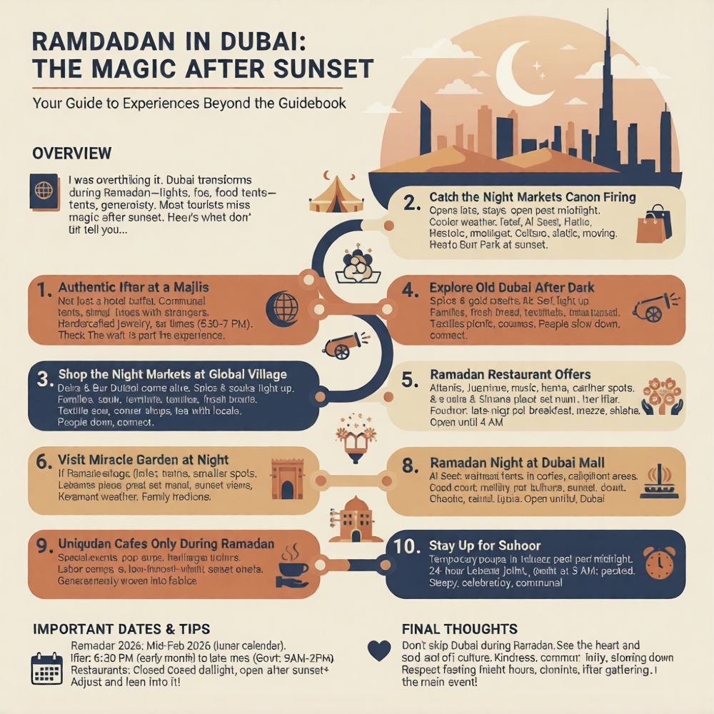 things to do in dubai during Ramadan infographics