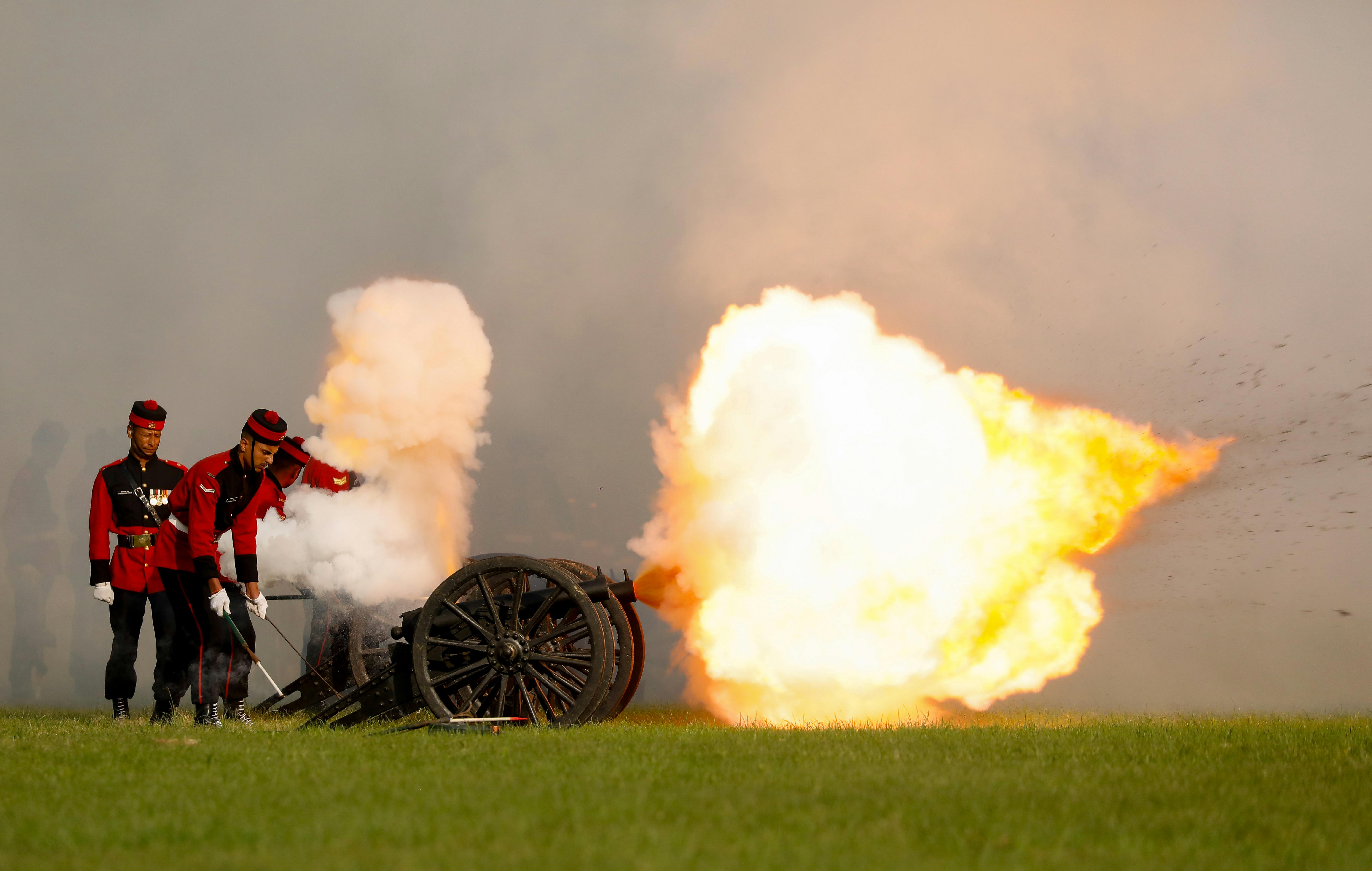 Ramadan Cannon Firing