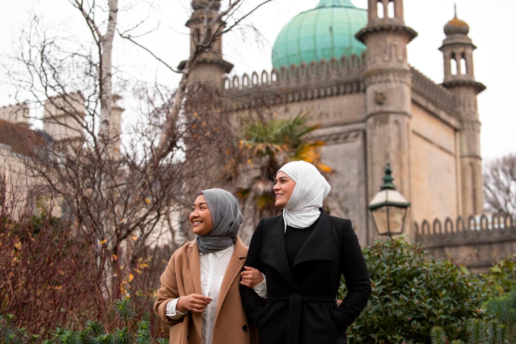 women-wearing-hijab-having-good-time