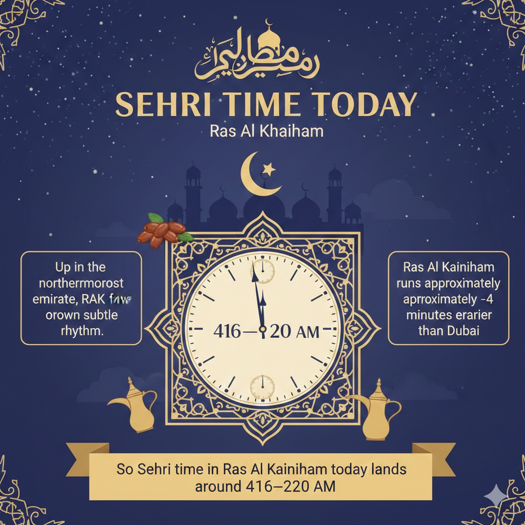Sehri Time Today