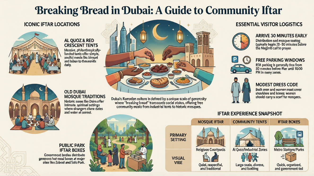 Free Iftar In Dubai infographic