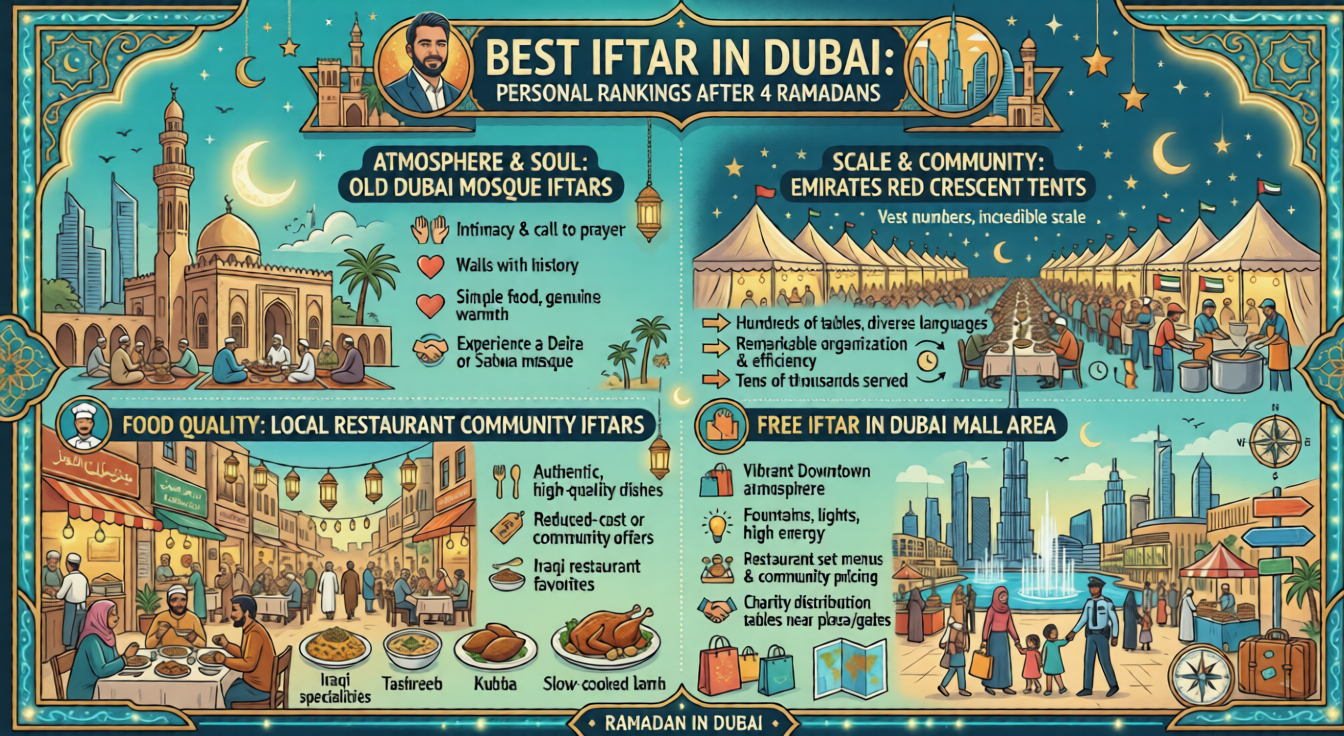 Best Iftar in Dubai infographics guide