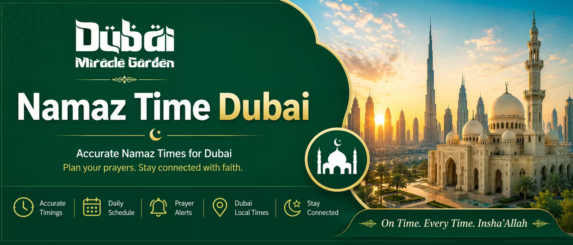 Today's Namaz Time Dubai: Stay Updated with Accurate Islamic Prayer Timings