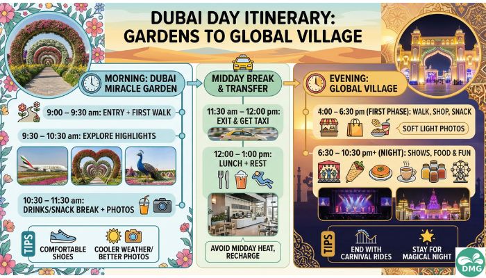 Miracle Garden + Global Village One-Day Itinerary