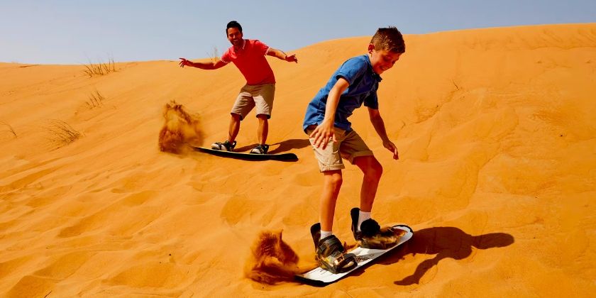 Dubai Sandboarding